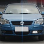 Дневные ходовые огни на Volkswagen Polo 2005-2009 года