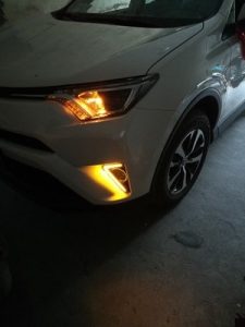 дневные ходовые огни Toyota RAV4