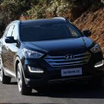 дневные ходовые огни Hyundai Santa Fe