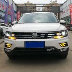 дневные ходовые огни новый Volkswagen Tiguan